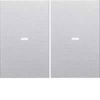 Tast-Abdeckung 2f. alu 80960371