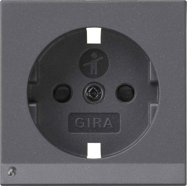 Abdeckung SCHUKO anth 093628