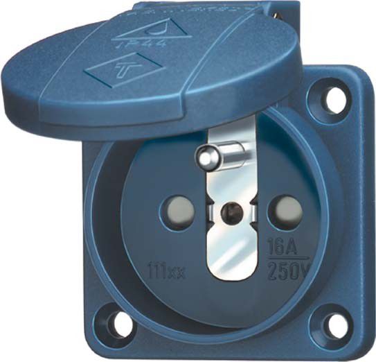 Schuko-Anbau-Steckdose 11181 Schuko-Anbau-Steckdose 11181