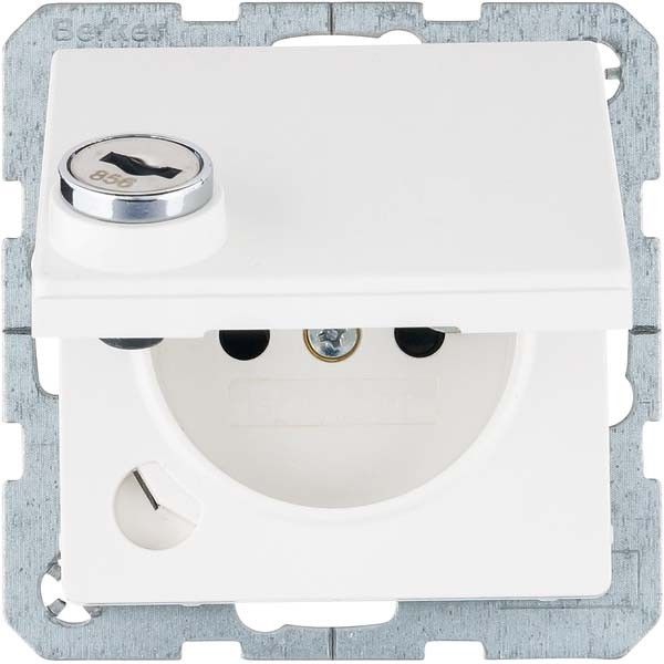 Steckdose 6765116089 polarweiß samt Steckdose 6765116089 polarweiß samt