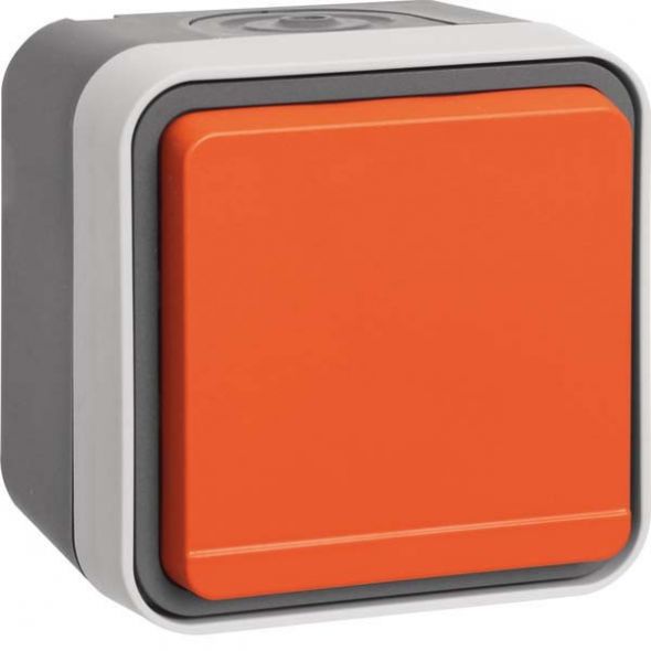 Steckdose 47403527 orange-grau Steckdose 47403527 orange-grau