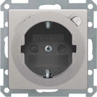 SCHUKO-Steckdose 47086084 alu samt lackiert
