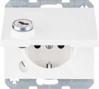 SCHUKO-Steckdose 47637009 polarweiß glänzend