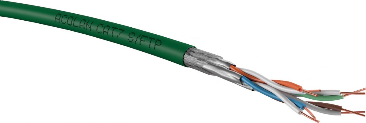 Datenkabel 1000SFDP 2x4P Cat.7 grün R7480A-Cca Datenkabel 1000SFDP 2x4P Cat.7 grün R7480A-Cca
