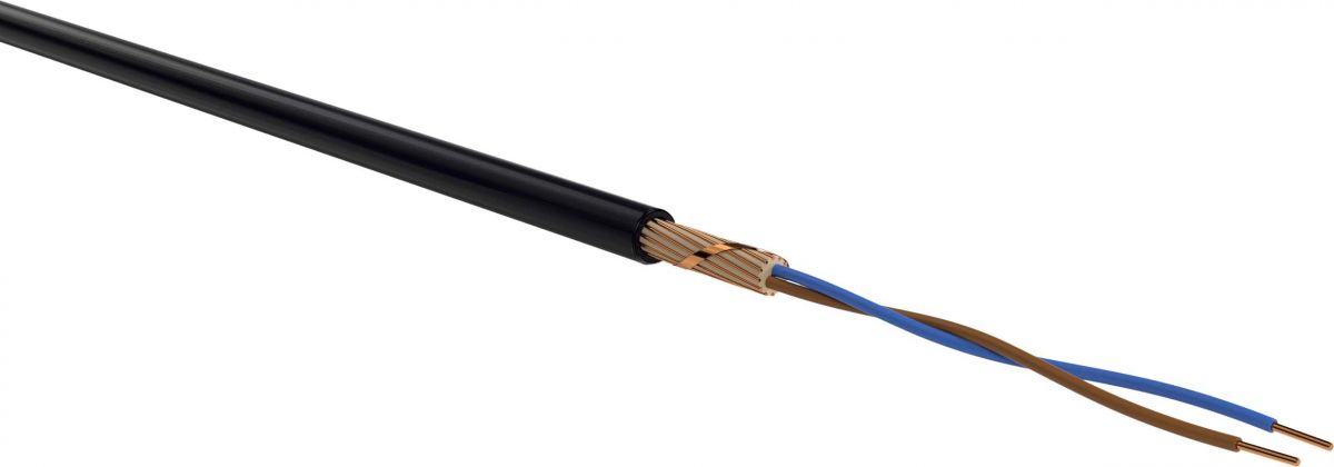 Erdkabel geschirmt NYCY 2x4mm² / 4mm² RE Schnittlänge Erdkabel geschirmt NYCY 2x4mm² / 4mm² RE Schnittlänge