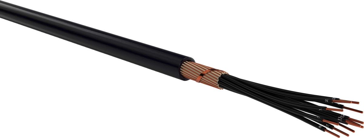 Erdkabel geschirmt NYCY 12x2,5mm² / 4mm² RE Schnittlänge Erdkabel geschirmt NYCY 12x2,5mm² / 4mm² RE Schnittlänge