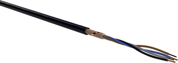 Erdkabel geschirmt NYCY 4x4mm² / 4mm² RE Schnittlänge Erdkabel geschirmt NYCY 4x4mm² / 4mm² RE Schnittlänge