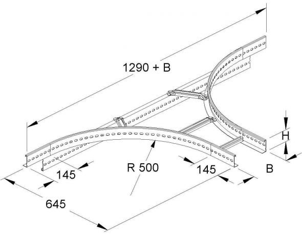 Anbau T-Stück KLTA 60.403 Anbau T-Stück KLTA 60.403