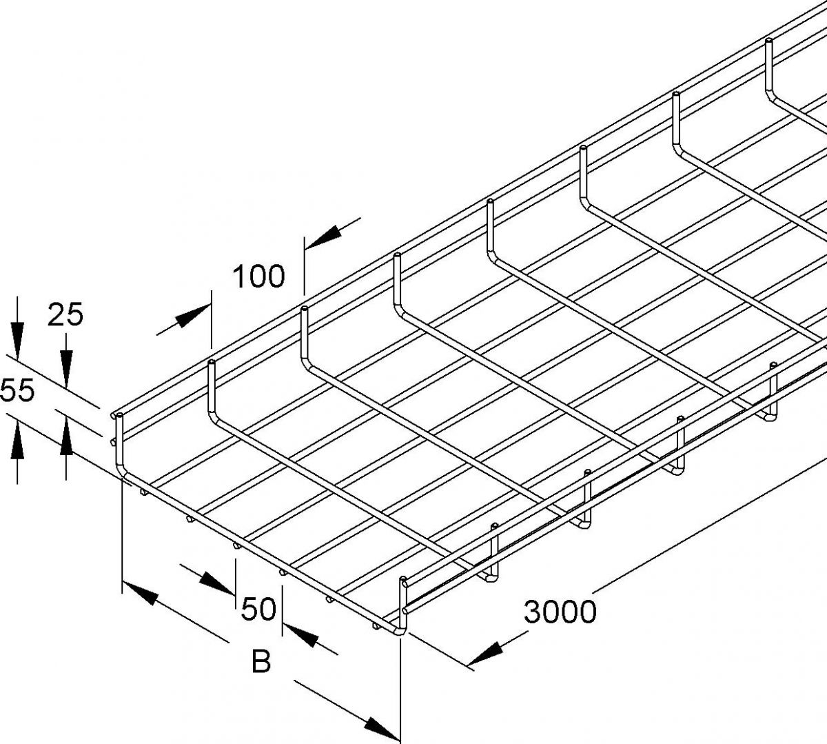 Gitterrinne MT 54.150 V Gitterrinne MT 54.150 V