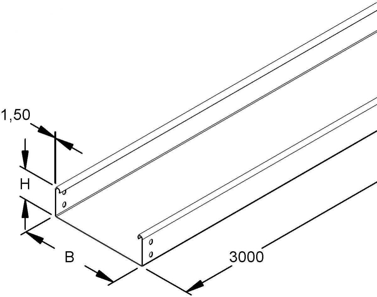 Kabelrinne RSU 60.500 F