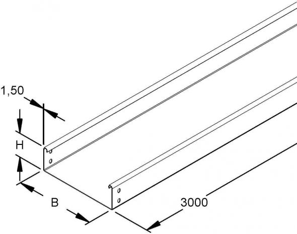 Kabelrinne RSU 60.500 F
