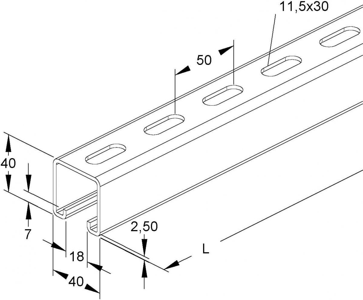 Ankerschiene 2988/2 GO Ankerschiene 2988/2 GO