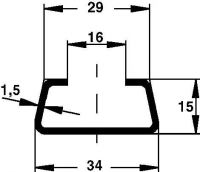 Ankerschiene 2975/6 FO