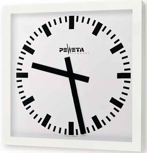 Wanduhr Balkenziffern 60cm 71.370.621 Wanduhr Balkenziffern 60cm 71.370.621
