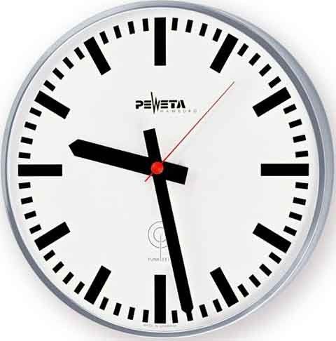 Wanduhr Balkenziffern 30cm 52.250.321 Wanduhr Balkenziffern 30cm 52.250.321