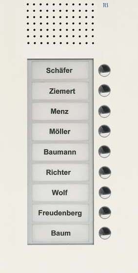 Audio Außenstation PUK 9 PUK09/1-WS Audio Außenstation PUK 9 PUK09/1-WS