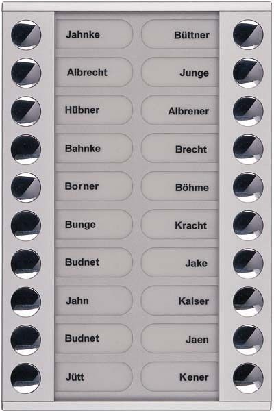 Audioaußenstation 2-reihig PET20-EN/04 Audioaußenstation 2-reihig PET20-EN/04