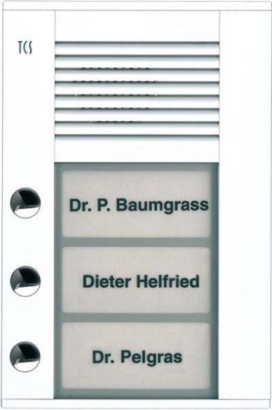 Audioaußenstation1-reihig PDS03-WS/04