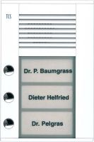 Audioaußenstation1-reihig PDS03-WS/04