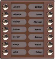 Audioaußenstation 2-reihig PET14-EB/04