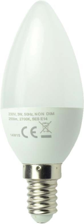 LED-Kerzenlampe 37x98mm 35571