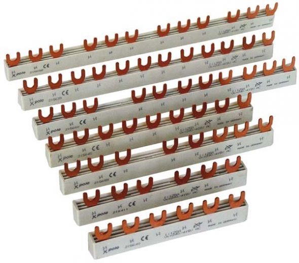Euro-Vario-Sammelschiene EVG163PHASN8MODUL/LS Euro-Vario-Sammelschiene EVG163PHASN8MODUL/LS