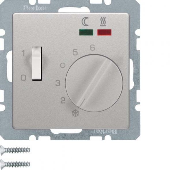 Fußbodentemperaturregler 20346084 alu samt lackiert Fußbodentemperaturregler 20346084 alu samt lackiert