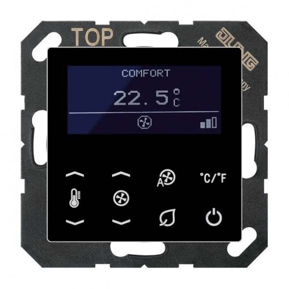 Raumtemperaturregler TRD A 523048 schwarz Raumtemperaturregler TRD A 523048 schwarz