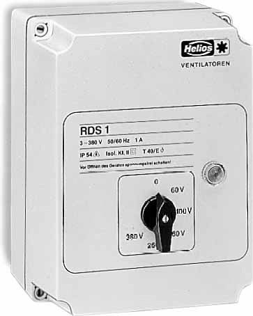 Trafo-Drehzahlsteller mit RDS 2 Trafo-Drehzahlsteller mit RDS 2