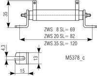 Vorwiderstand ZWS 20SL 1,5K-OHM