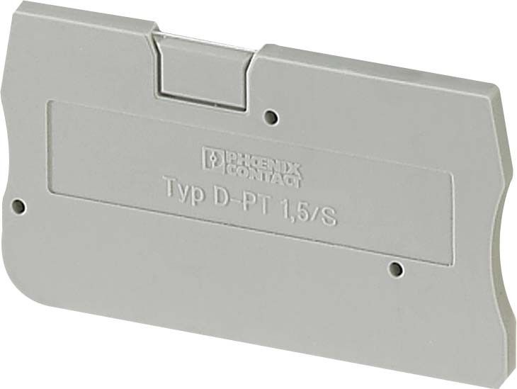Abschlussplatte gr D-PT 1,5/S Abschlussplatte gr D-PT 1,5/S