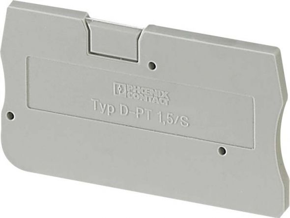 Abschlussplatte gr D-PT 1,5/S Abschlussplatte gr D-PT 1,5/S