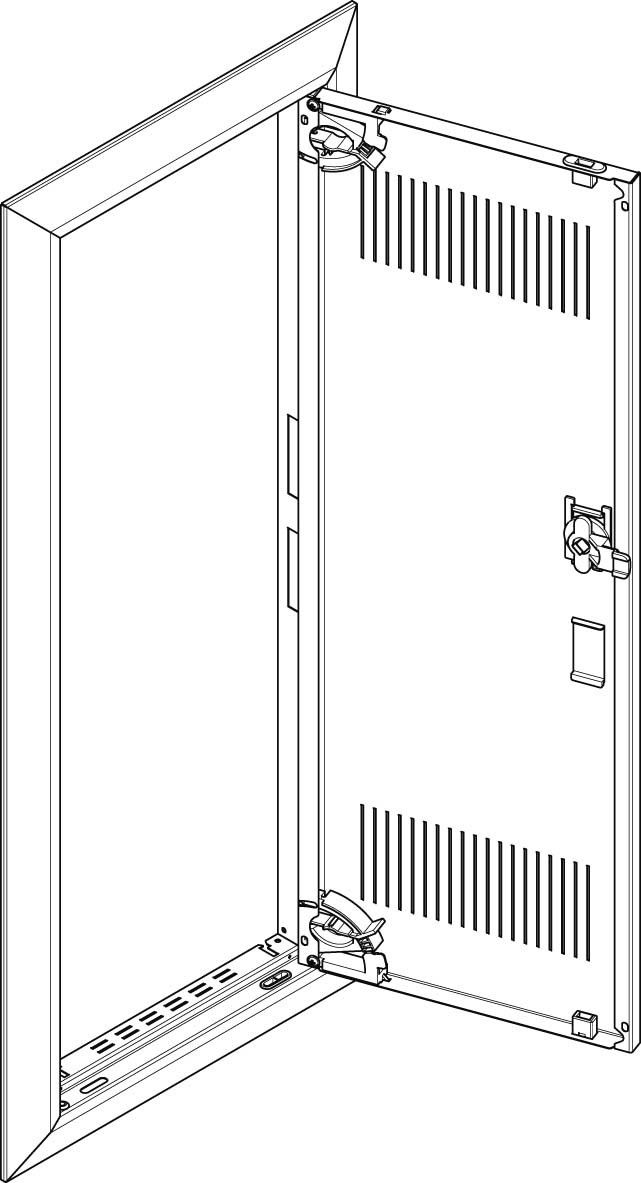 Blendrahmen + Tür GBRU15TL Blendrahmen + Tür GBRU15TL