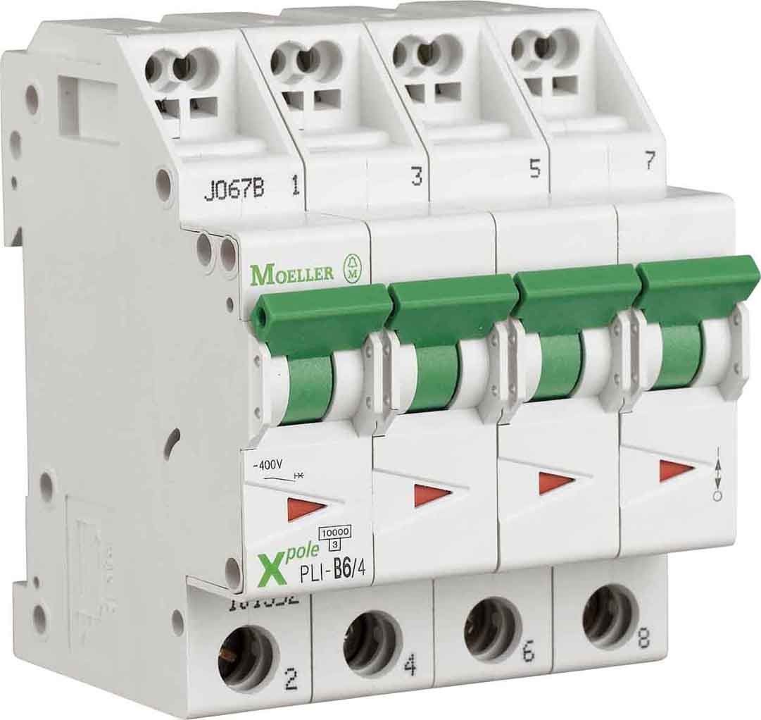 Leitungsschutzschalter PLI-C6/4 Leitungsschutzschalter PLI-C6/4