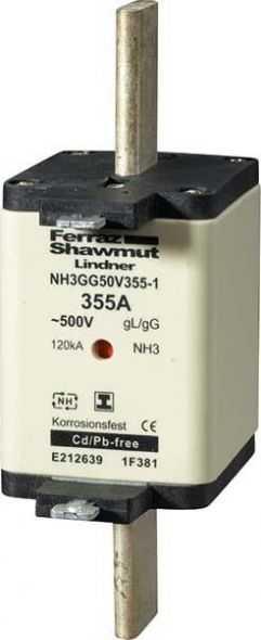 NH-ZERO-Sicherungseinsatz NH3GG50V400-1 NH-ZERO-Sicherungseinsatz NH3GG50V400-1