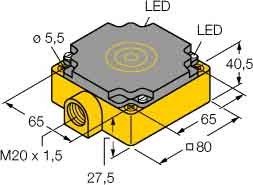 Näherungsschalter Ni50-CP80-FZ3X2