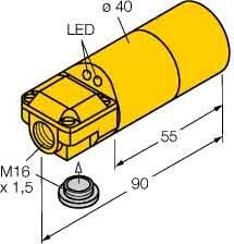 Sens.,ind. Zylinderf. 40mm Ni20-K40SR-VP4X2 Sens.,ind. Zylinderf. 40mm Ni20-K40SR-VP4X2