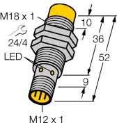 Sensor,ind.,M30x1,5 m.St. Ni12U-M18-AP6X-H1141