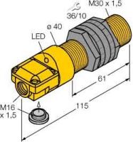 Sensor,ind.,M30x1,5,m.Ste. Bi10-P30SR-AP6X