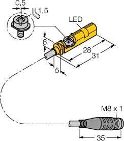Magnetfeldsensor BIM-UNT-AP6X0,3PSG3S Magnetfeldsensor BIM-UNT-AP6X0,3PSG3S