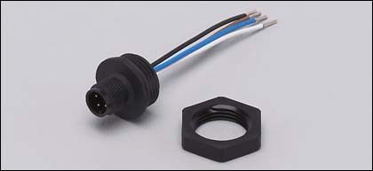 Einbaustecker gerade M12 E7006S Einbaustecker gerade M12 E7006S