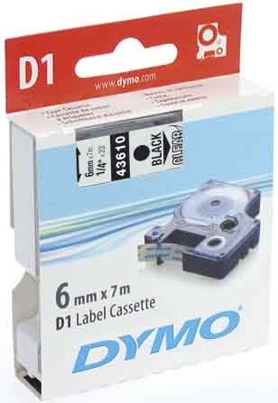D1 Schriftband 6mm/7m 43610 D1 Schriftband 6mm/7m 43610