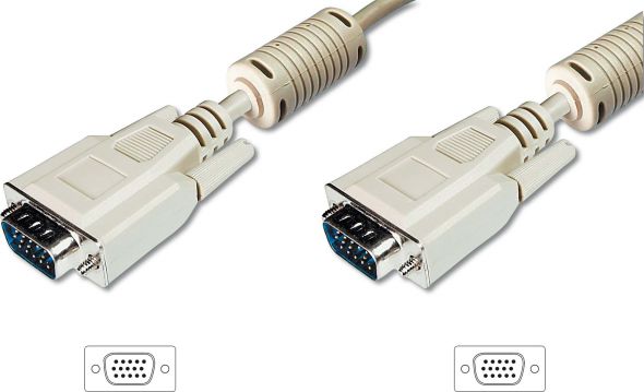 VGA Monitorkabel HD15 AK-310103-100-E VGA Monitorkabel HD15 AK-310103-100-E