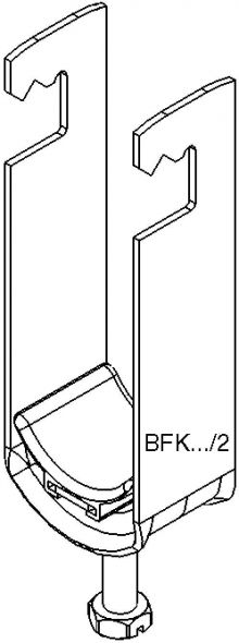 Bügelschelle BFK 42/2 Bügelschelle BFK 42/2