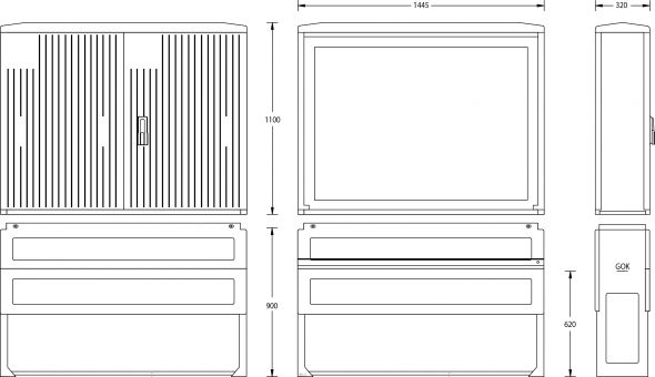 Normschrank IP44 A130-1100 Normschrank IP44 A130-1100