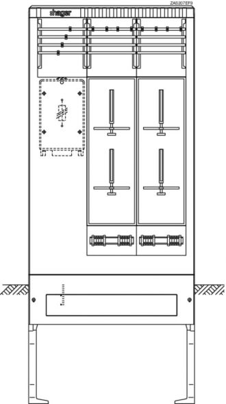 Zähleranschlusssäule ZAS207EF9 Zähleranschlusssäule ZAS207EF9
