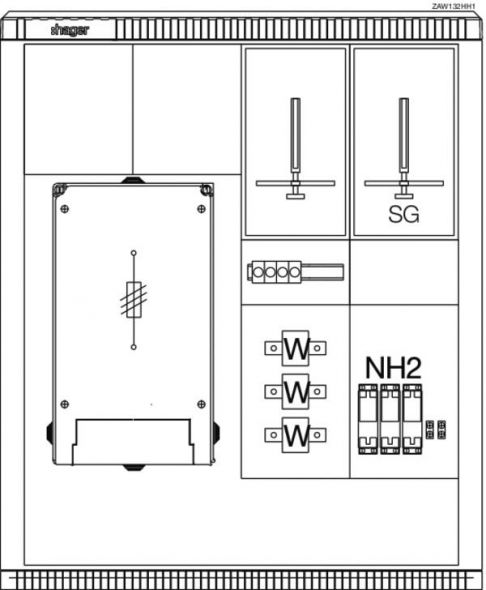 Wandlermessschrank ZAW132HH1 Wandlermessschrank ZAW132HH1