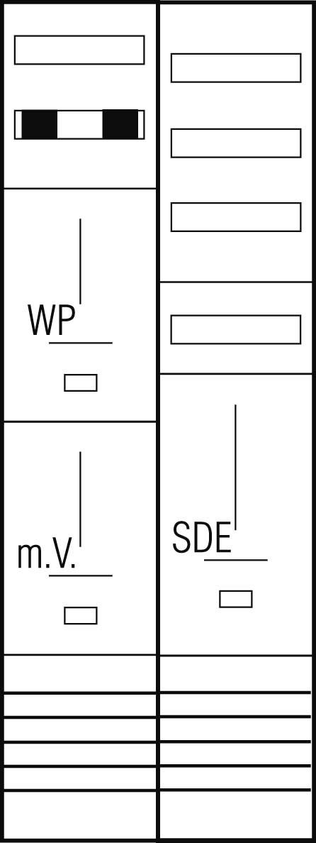 Komplett-Zählerplatz Z29E924N Komplett-Zählerplatz Z29E924N