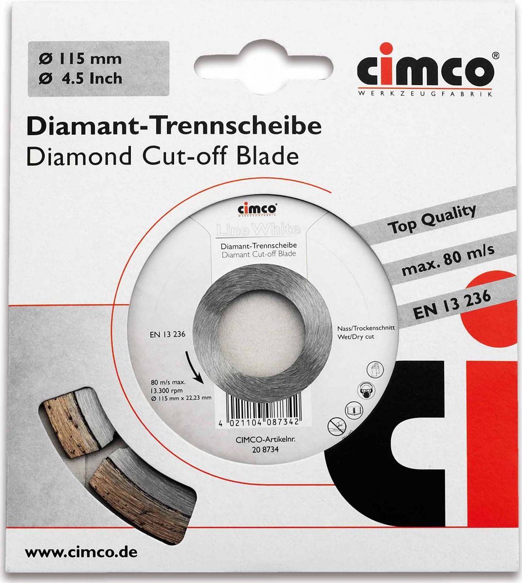 Diamanttrennscheibe 20 8738 Diamanttrennscheibe 20 8738