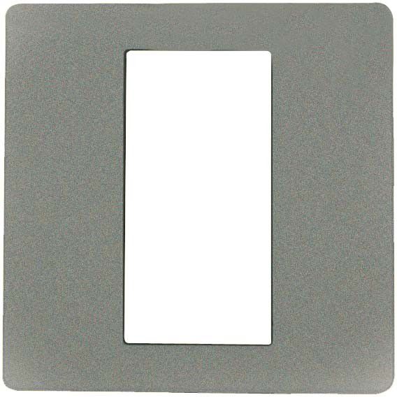 Dekorblende weiss-alu 101 167 Dekorblende weiss-alu 101 167